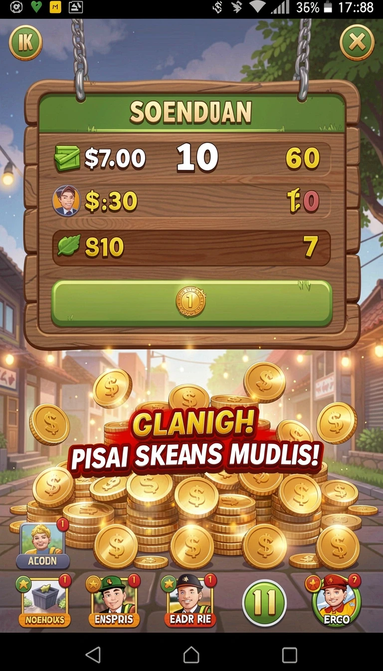 Pratinjau antarmuka 55rp Aplikasi Game Online Indonesia Terbaru di p200m