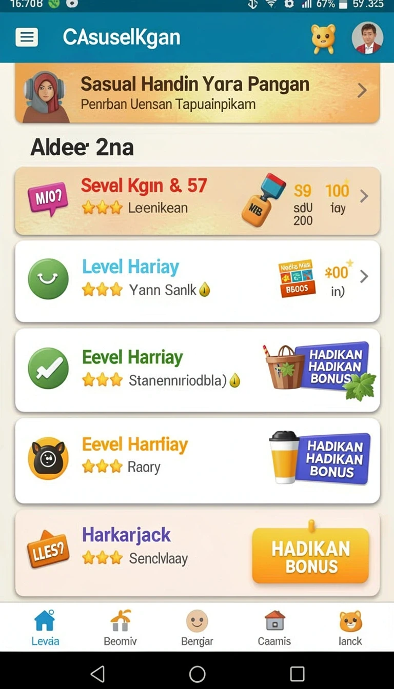 Pratinjau antarmuka piton786 Aplikasi Game Online Indonesia Terbaru di p200m