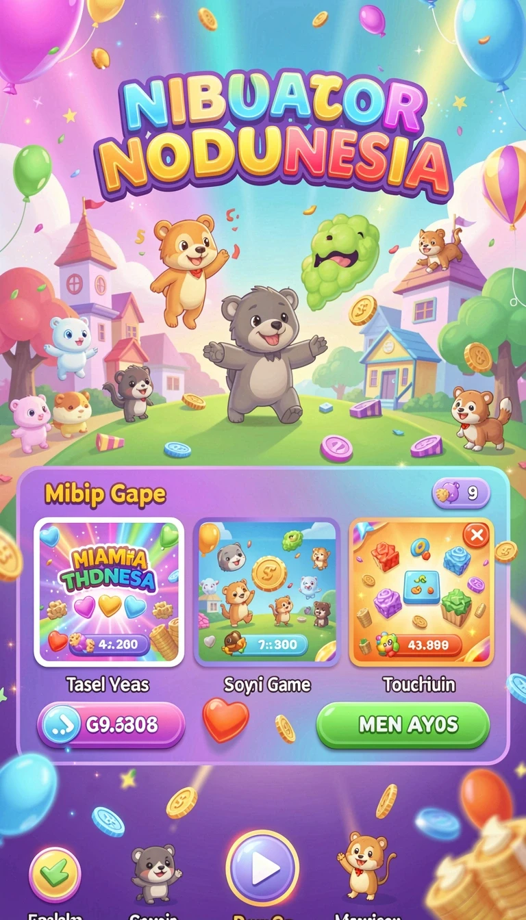 Pratinjau antarmuka mitratogel Aplikasi Game Online Indonesia 2026 di p200m